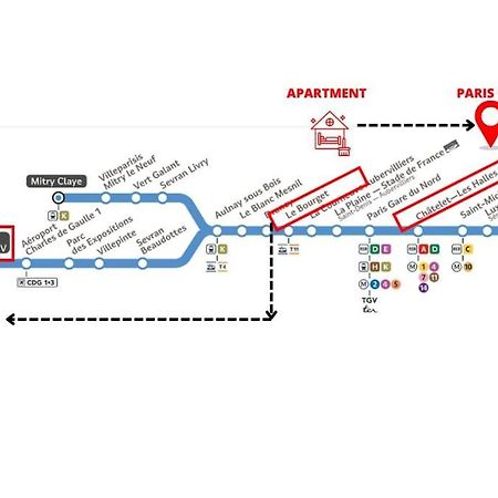 Studio 10Min Paris Centre I Cdg Drancy Εξωτερικό φωτογραφία